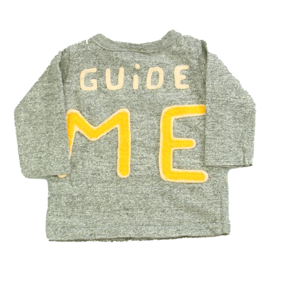 Denim Dungaree Boys Grey | Yellow Sweatshirt size: 18-24 Months - Picture 2 of 2